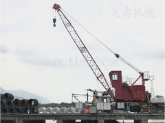 热烈祝贺福建闽粮轮胎式起重机竣工